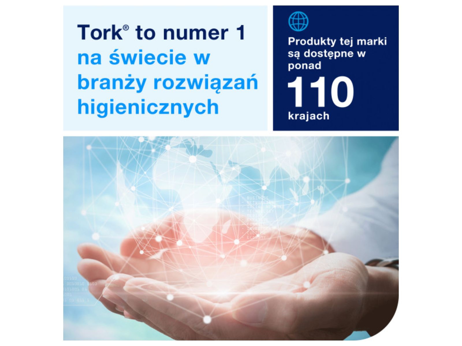 Dozownik papieru toaletowego T1 Tork 554000 Biały